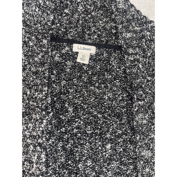 LL‎ Bean Woven Open Cardigan Size xs Style 296682 Long Sleeve - Picture 4 of 7